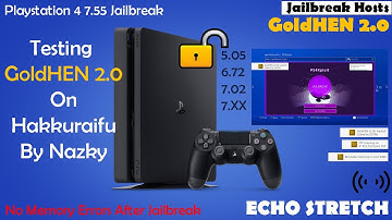 Testing GoldHEN 2.0 On Hakkuraifu By Nazky | Best Host Right Now