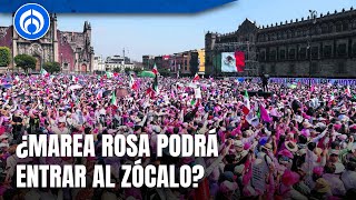 Integrantes de la CNTE bloquean entrada al Zócalo