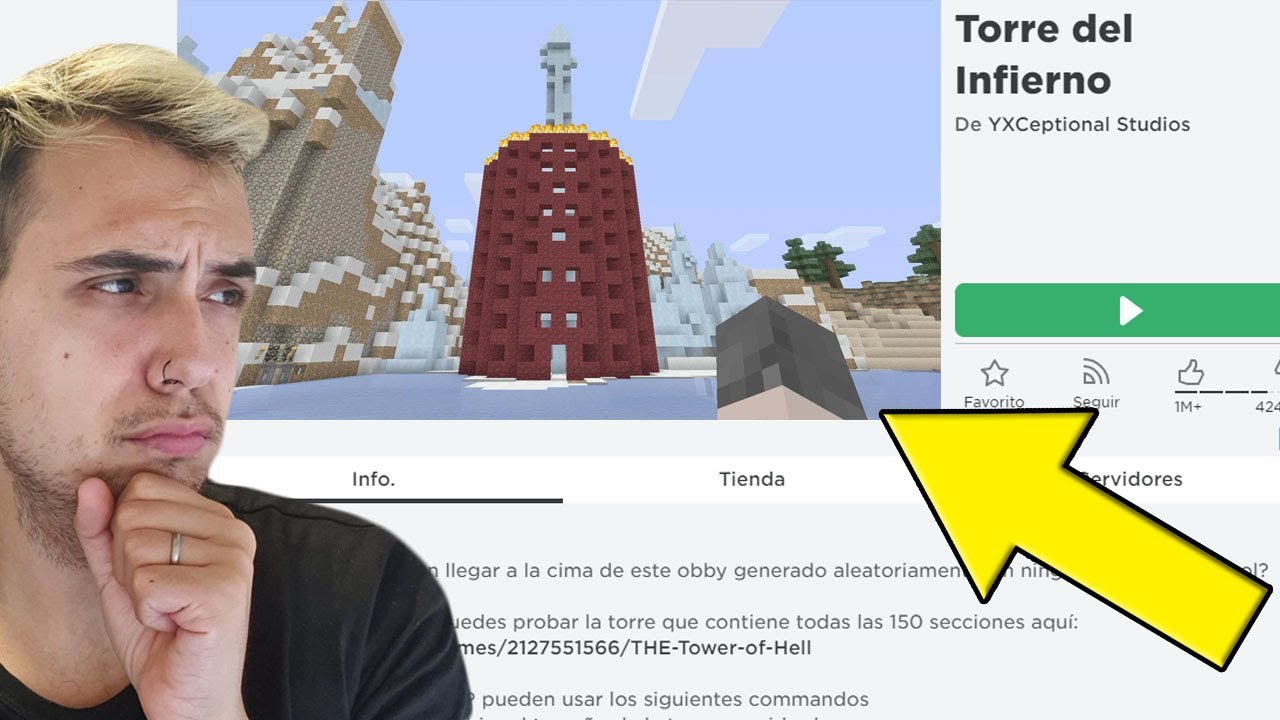 Chocoblox Encontramos Un Servidor Secreto De Tower Of Hell Minecraft En Roblox Rfg Juegos Gratis Spainagain - esp directo roblox 150 like sorteo robux a 5 sub