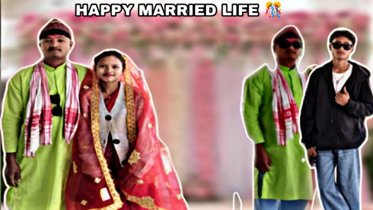 Happy married life 🎉 jibon dost ka shaadi finally 🤩🤩👍😍👈