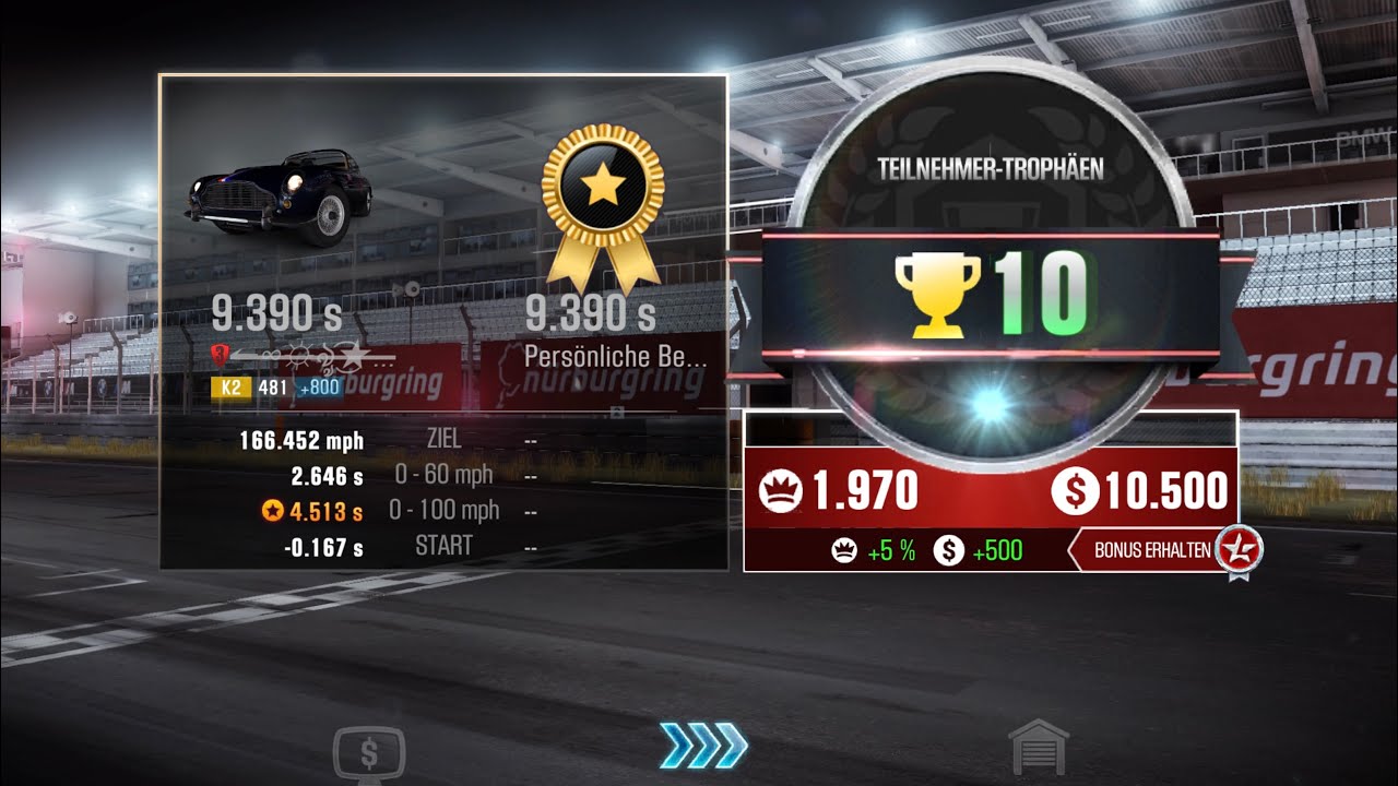 CSR2 Tournament DB5‼️max800evo‼️1/4Mile in 9.39x (Setup Click „more ...