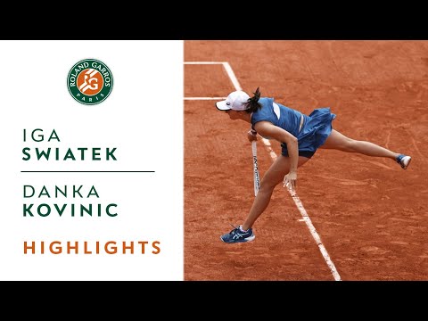 Iga Swiatek vs Danka Kovinic - Round 3 Highlights I Roland-Garros 2022