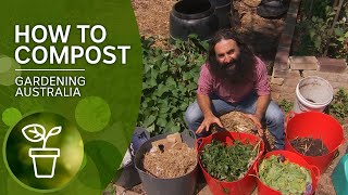 How to make great compost | DIY Garden Projects | Gardening Australia