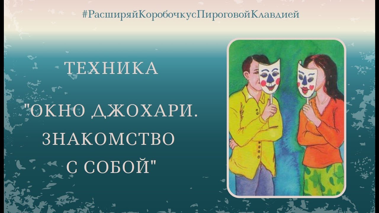 Техника "Окно Джохари. Знакомство с собой". - YouTube