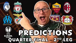 Europa League Quarter Final Prediction - 2nd Leg