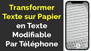 Scanner et convertir image en texte modifiable par téléphone, convertir écriture sur papier en Word screenshot 5