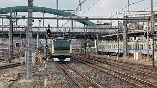 E233系3000番台E-11+E231系1000番台U31編成大宮到着