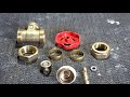 Basic plumbing / Stripping down a gate valve.