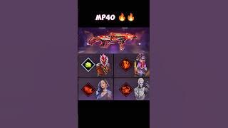 Best Character Combination With MP40🔥 M1887🥵 AWM😈 UMP💪 Woodpecker😱 #freefire #shorts
