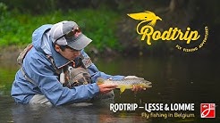 Dry fly fishing on Lesse & Lomme, season ending in Belgium