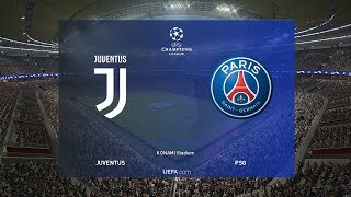 PES 2019 | Juventus FC vs PSG | UEFA Champions League (UCL) | Gameplay PC