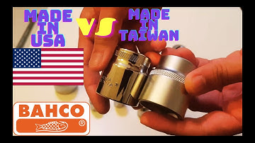 Made in USA vs Made in Taiwan Bahco Socket COMPARISON!
