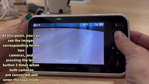 HelloBaby Baby Monitor-HB6550 No Pairing Troubleshooting, Auto-Switch Cameras (Loop Mode Setup)