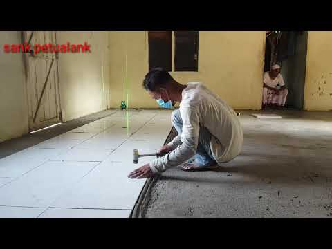 Cara  cepat memasang keramik  lantai  dengan laser malaysian 