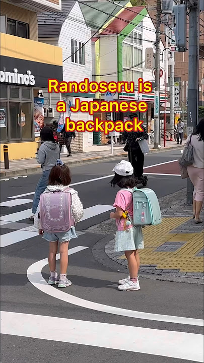 Why Japanese school kids have the same $500 backpacks 🫢🎒 #japan #tokyo #school #backpack #shorts