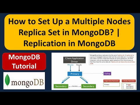 How to do a multiple nodes Replica Set Setup in MongoDB? | Replication in MongoDB | MongoDB