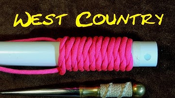 West Country Whipping - West County Whipping - Decorative Covering Knot - Paracord Handle Wrap