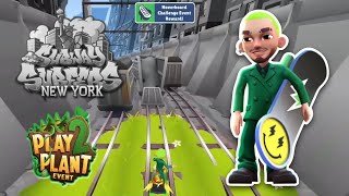 PLAY 2 PLANT EVENT TO NEW YORK 2021 - J BALVIN GAMEPLAY - SUBWAY SURFERS VEGAS QUEENS 2024