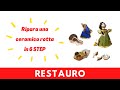 TUTORIAL: come RIPARARE una STATUETTA di ceramica ROTTA THUN e NON