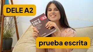 DELE A2 2026 Writing — Task 2 worked example (option B)