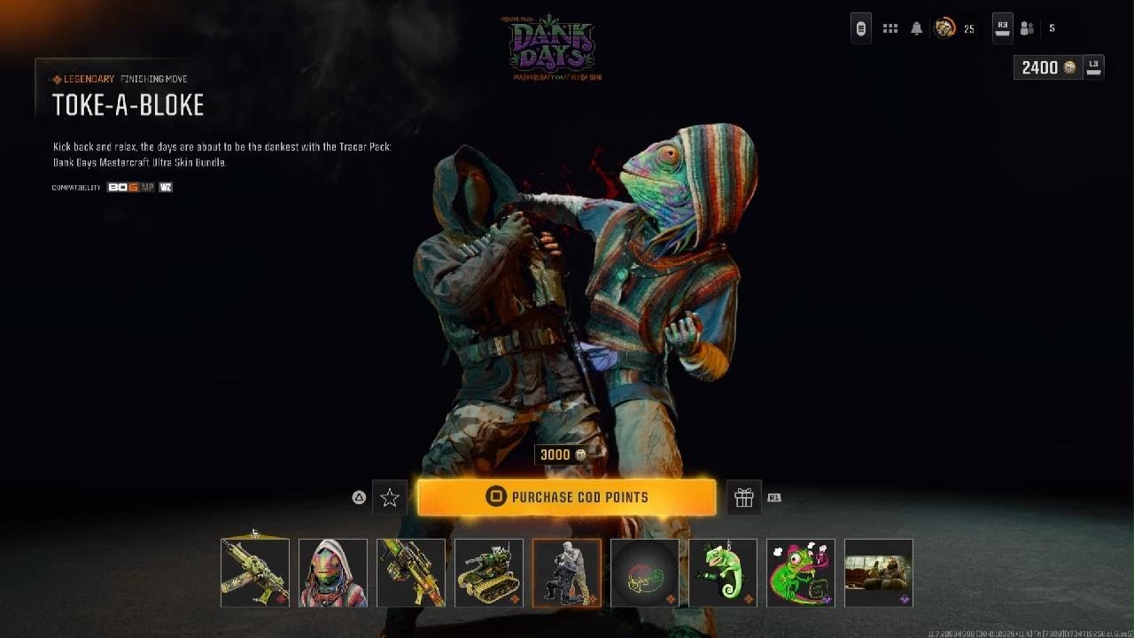 定期入れの Tracer Pack: Dank Days Mastercraft Ultra Skin - Warzone その他