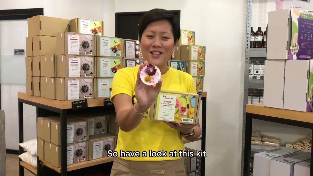 Mini Crafti Kit Palm Wax Aroma Hanger Making Kit | Craftiviti