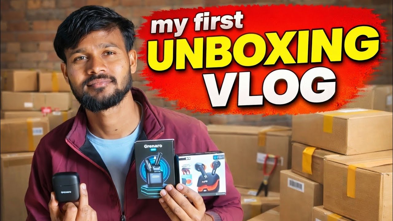 My First Unboxing Vlog 😍 | First Time Unboxing Experience | 