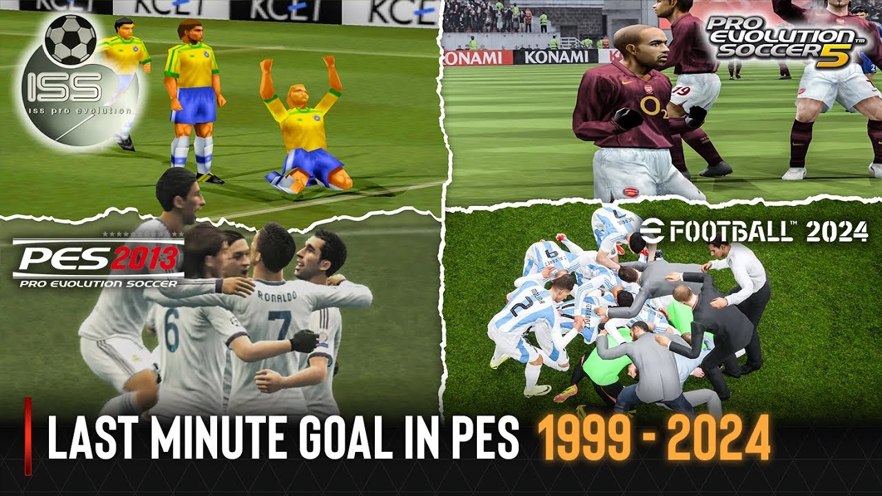 Гол на последней минуте в PES | 1999 - 2024 |