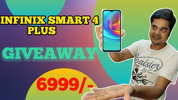 INFINIX SMART 4 PLUS India Launch | Full Specifications Before Launch | Bumper Giveaway⚡⚡⚡⚡⚡