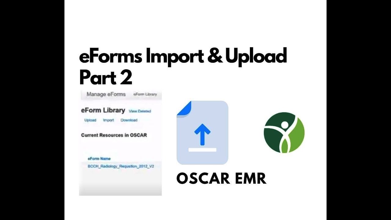 eForms Import & Upload - Part 2 - YouTube