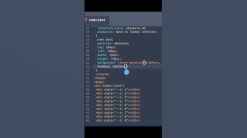 3d sphere effect | html css #html #css #coding #shorts