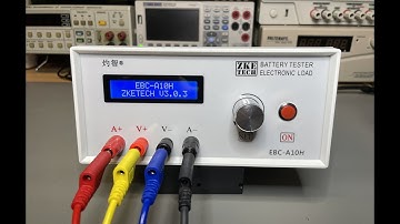 TA-0396: ZKEtech EBC-A10H Battery Tester Charger Optimizer Load - Teardown - Firmware Update