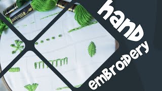 غرز التطريز للمبتدئين  embroidery for beginners