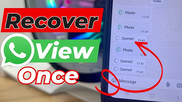 How to Recover WhatsApp View Once Photos/Video