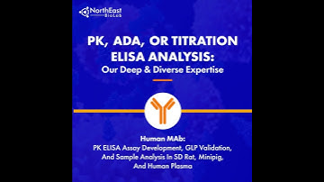 ELISA Testing Services PK, ADA Immunoassay, And Titration