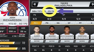 20 PLAYERS-1 TEAM NBA 2K20 ANDRIOD