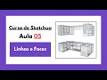 Curso de Sketchup Aula 05 - Elementos de Linhas e Faces