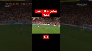 ملخص أهداف المغرب بلجيكا 2-0