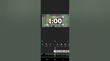 how to set timer in video with inshot