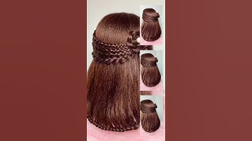 Kiểu Tết Tóc Đơn Giản - Đi Chơi - Đi Tiệc #shorts .26