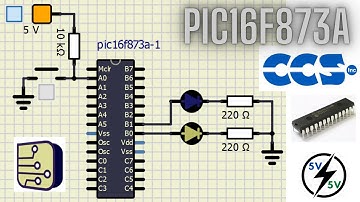 Interrupção por Timer0 com PIC16F873A no CCS PIC C - SimulIDE