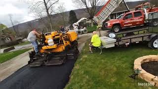 FPV raking asphalt part 1