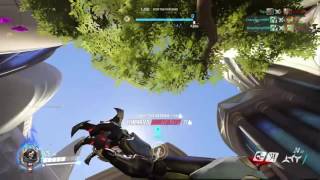 Reinhardt Corpse Launch Glitch (ft. CrazySqurrel999) - Overwatch
