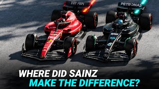 How Carlos Sainz Beat George Russell to Pole! | F1 2023 Telemetry Analysis