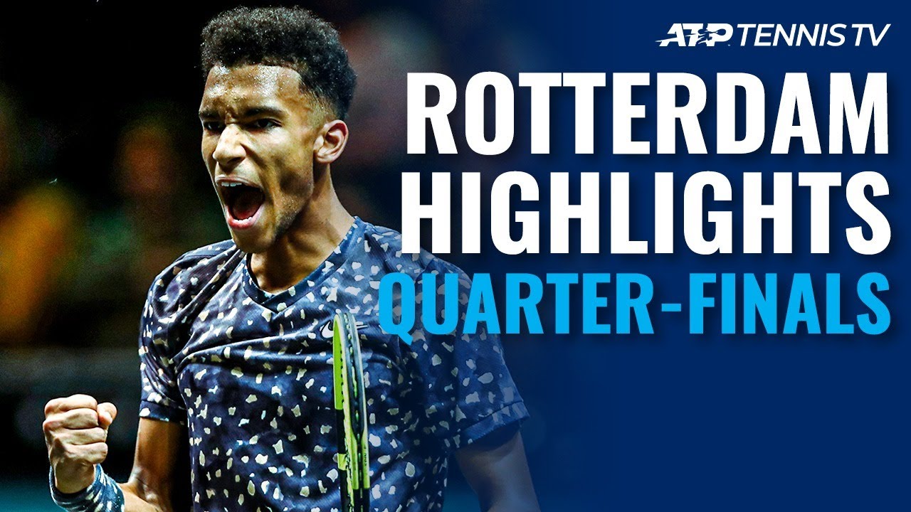 Auger-Aliassime on the Attack; Monfils Back in Semis | Rotterdam 2020 Quarter-Final Highlights