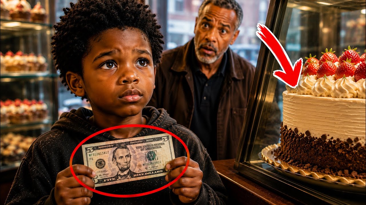 HOMELESS BOY IS HUMILIATED WHILE TRYING TO BUY A BIRTHDAY CAKE… UNTIL A STRANGER MEETS HIS GRANDMOTHER