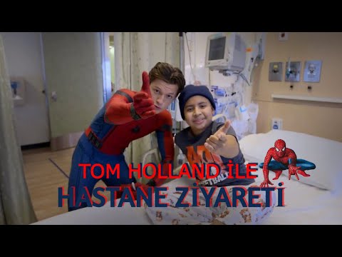 Tom Holland Çocuk Hastanesini Ziyaret Ediyor! | Örümcek Adam: Eve Dönüş