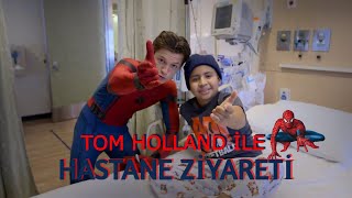 Tom Holland Çocuk Hastanesini Ziyaret Ediyor Örümcek Adam Eve Dönüş