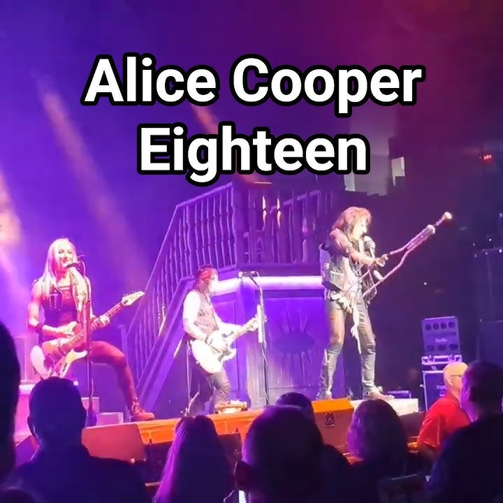 Alice Cooper 'Eighteen' #livemusic #alicecooper #gothic