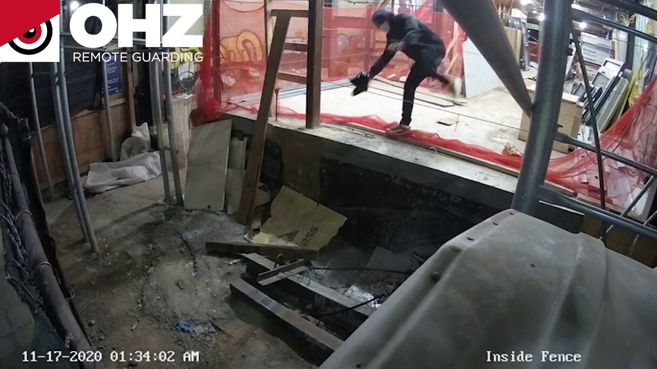 Another crime prevented by OHZ Remote Guarding